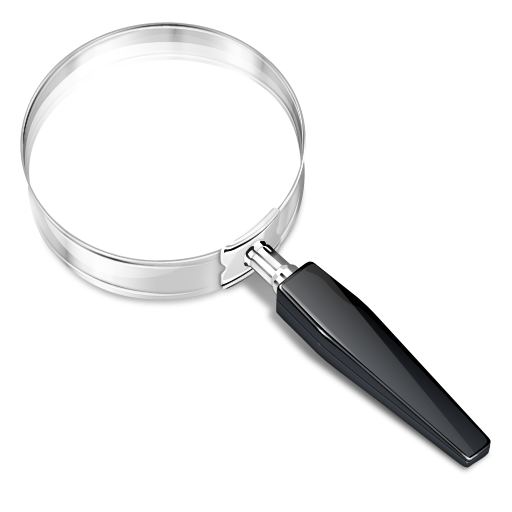 Search, look up, magnifying glass icon